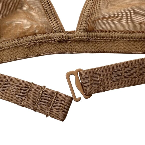 SKIMS After Hours Triangle Bralette Ochre XXS - Picture 6 of 10